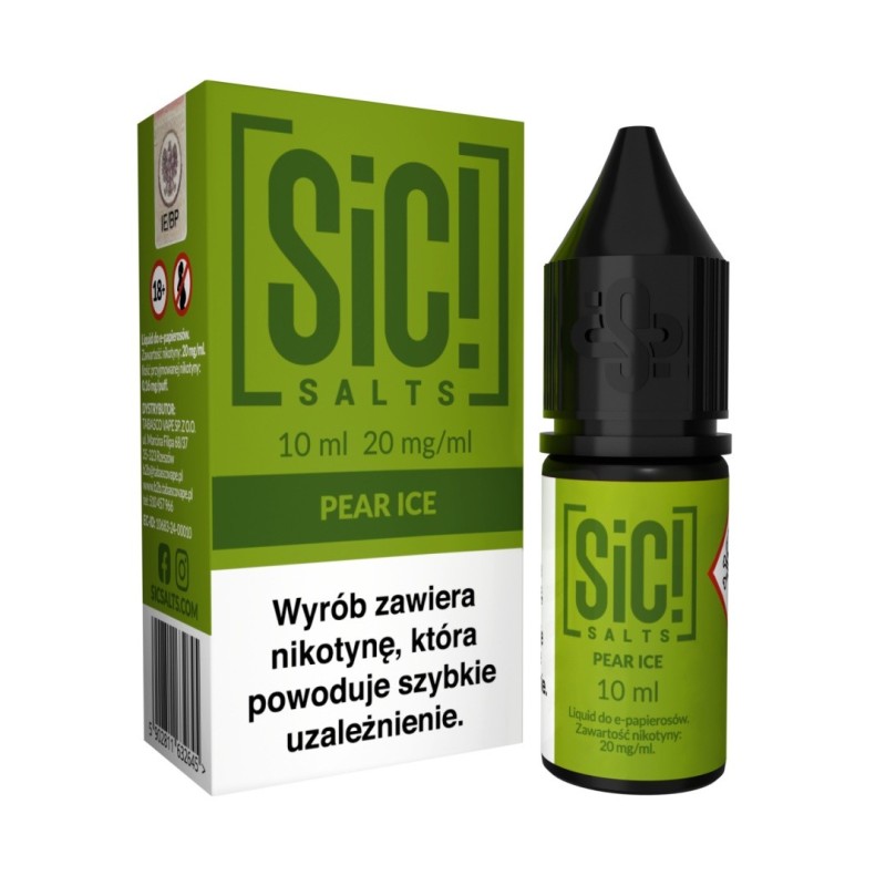 Liquid Sic Salts 10ml - Pear Ice 20mg (A25) | Eliq Vapoteur