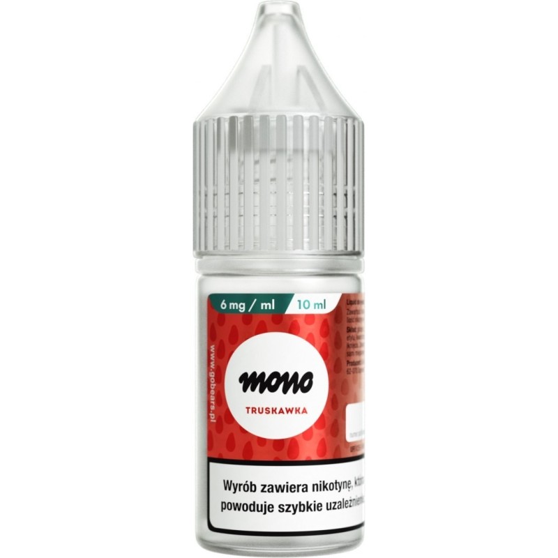 Liquid MONO nicotine - Truskawka 6mg | Eliq Vapoteur