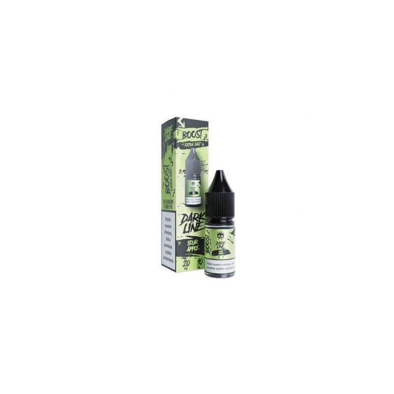 Liquid Dark Line Boost Salt 10ML - Pomme Acide 20MG (A25) | Eliq Vapoteur