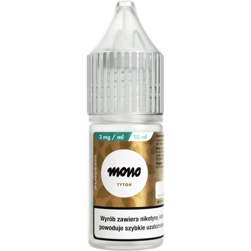 Liquid MONO nicotine - Tytoń 3mg | Eliq Vapoteur