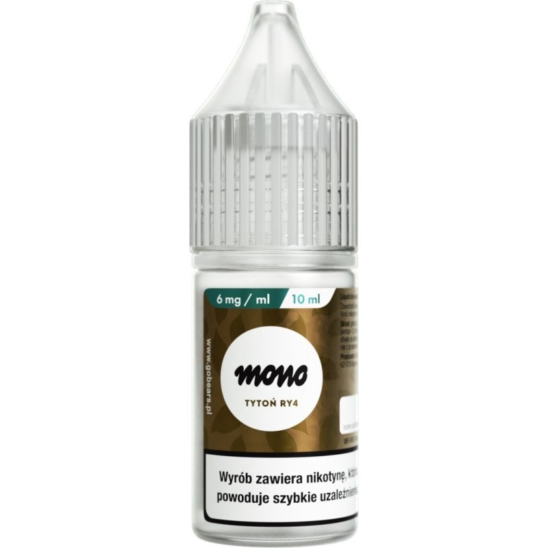 Liquid MONO nicotine - Tytoń RY4 6mg | Eliq Vapoteur