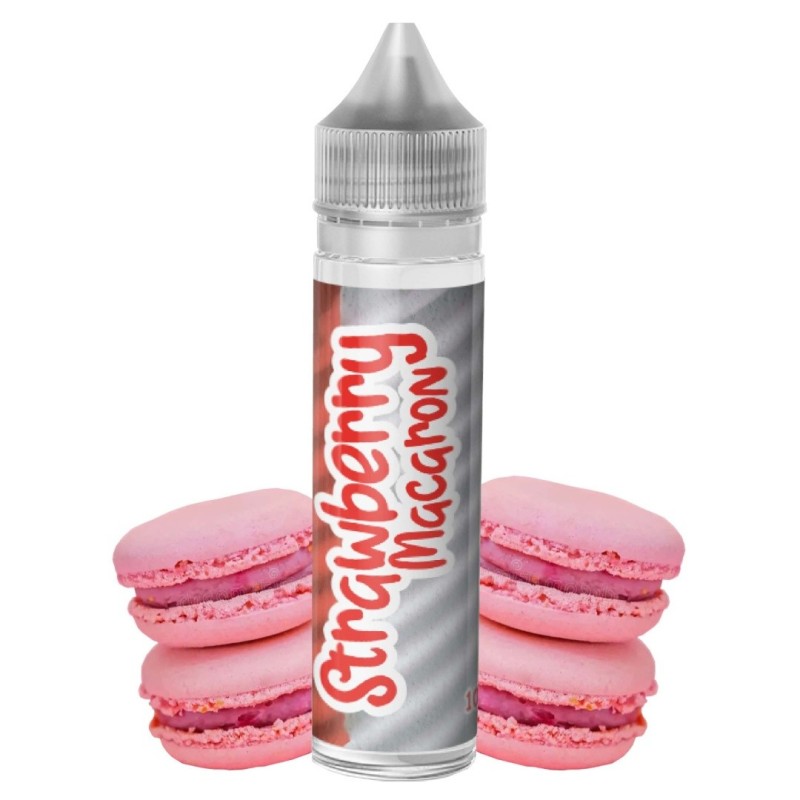Longfill Franki Juice 10/60 - Strawberry Macaroon | Eliq Vapoteur