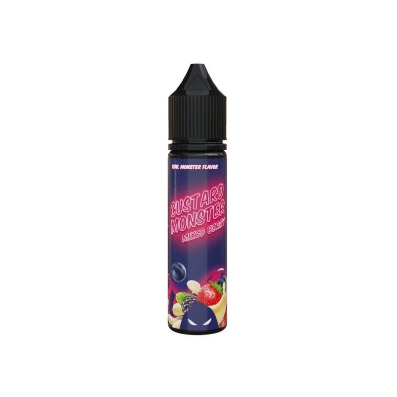 Longfill MVP Custard Monster 15/60 - Mixed Berry Custard | Eliq Vapoteur