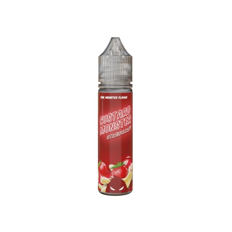 Longfill MVP Custard Monster 15/60 - Strawberry Custard | EliqVapoteur