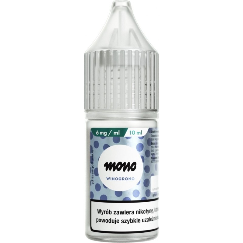 Nicotine liquide MONO - Raisin 6mg | Eliq Vapoteur