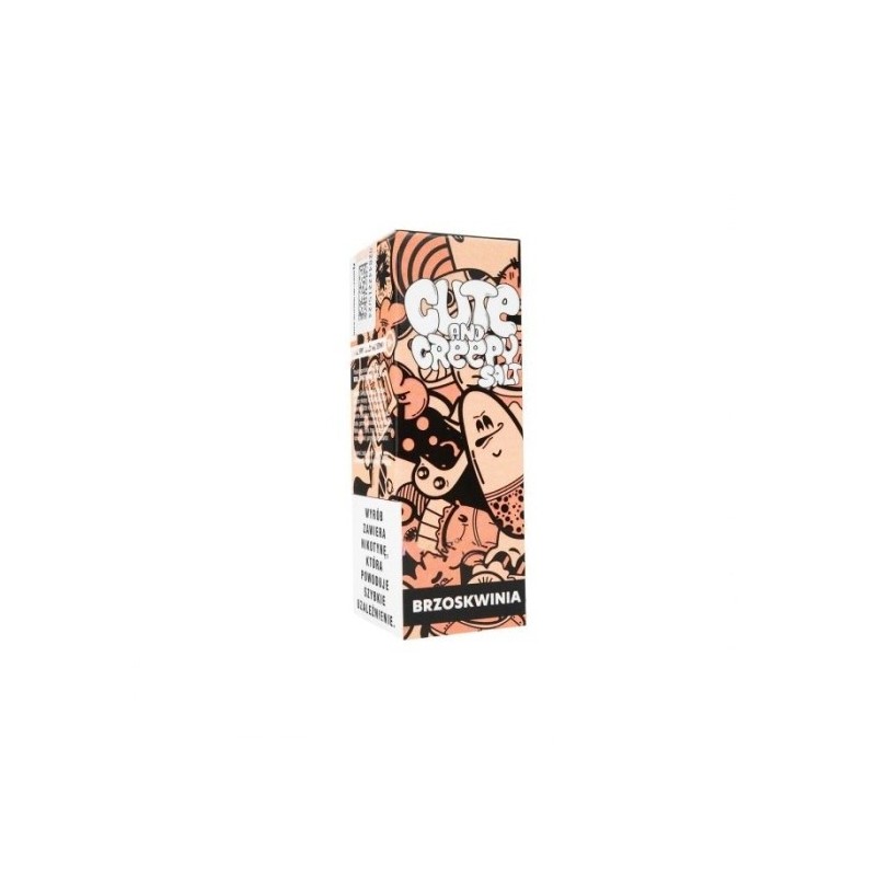 Liquid Cute and Creepy Salt - Peach 20mg | Eliq Vapoteur