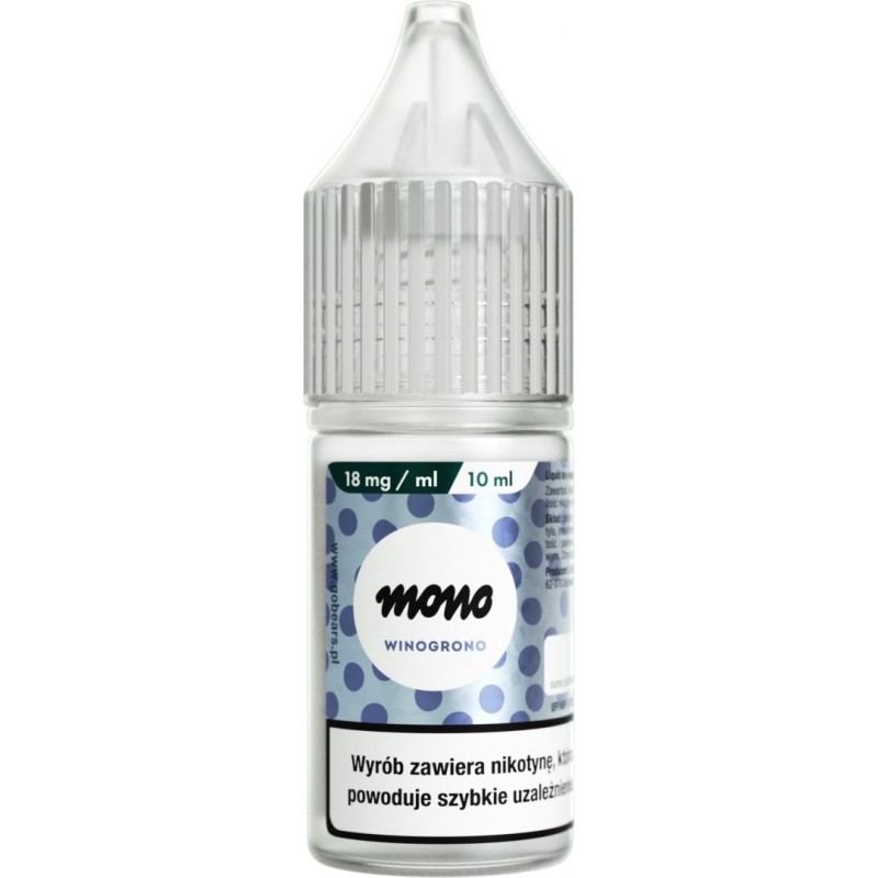 Liquide MONO nicotine - Raisin 18mg | Eliq Vapoteur