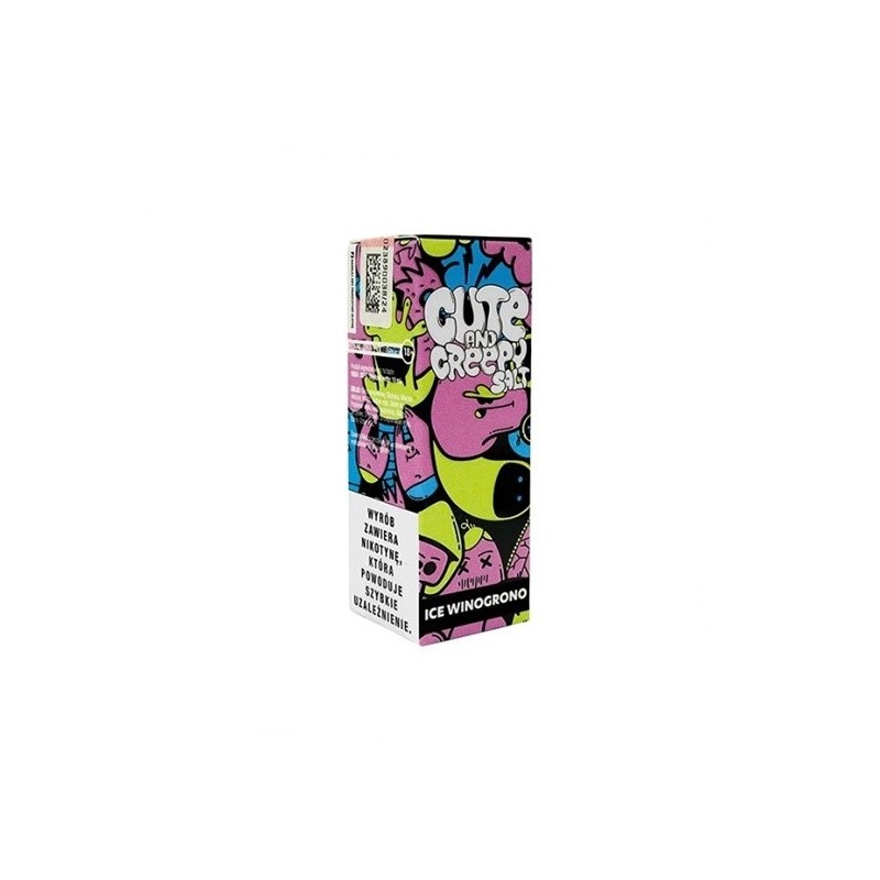 Liquid Cute and Creepy Salt - Ice Winogrono 20mg | Eliq Vapoteur