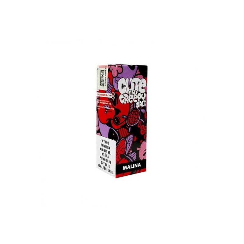 Liquid Cute and Creepy Salt - Raspberry 20mg | Eliq Vapoteur