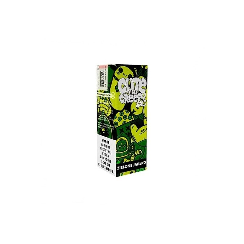 Liquid Cute and Creepy Salt - Green Apple 20mg | Eliq Vapoteur