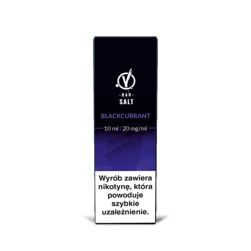 Liquid VBar Salt 10ml - Blackcurrant 20mg (A25) | Eliq Vapoteur