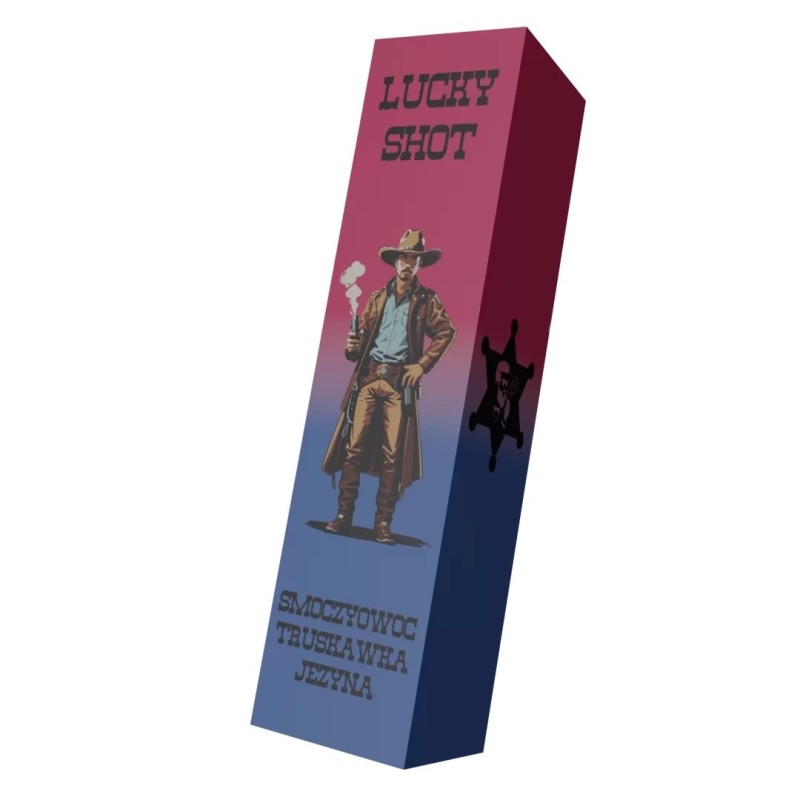Premix Lucky Shot - 40/60ML Smoczy Owoc Truskawka Jeżyna | Eliq Vapoteur