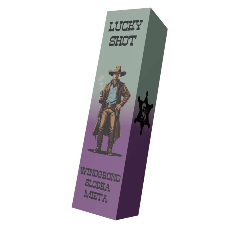 Premix Lucky Shot - 40/60ML Winogrono Słodka Mięta | Eliq Vapoteur