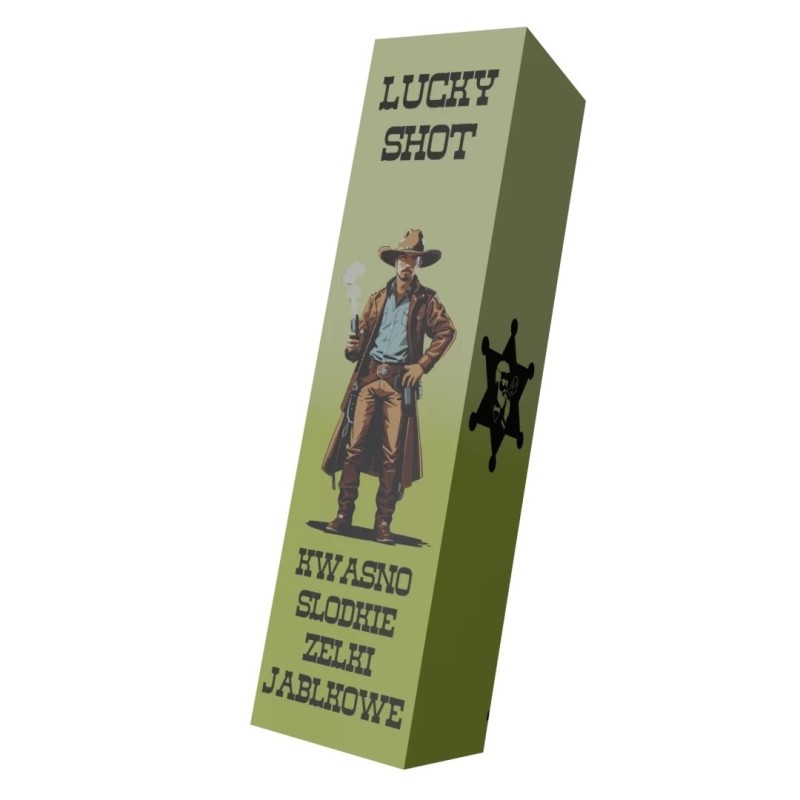 Premix Lucky Shot - 40/60ML Żelki Jabłkowe | Eliq Vapoteur