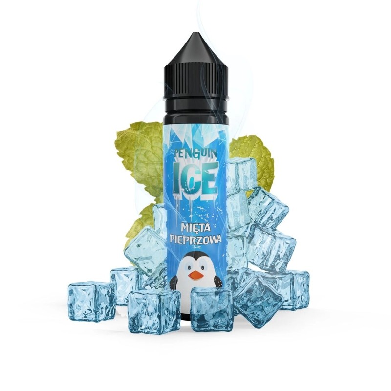 Longfill Penguin Ice 10/60 ml - Mięta Pieprzowa | Eliq Vapoteur