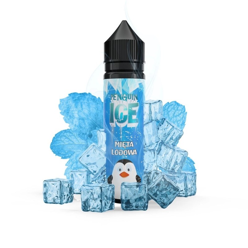 Longfill Penguin Ice 10/60 ml - Mięta Lodowa | Eliq Vapoteur