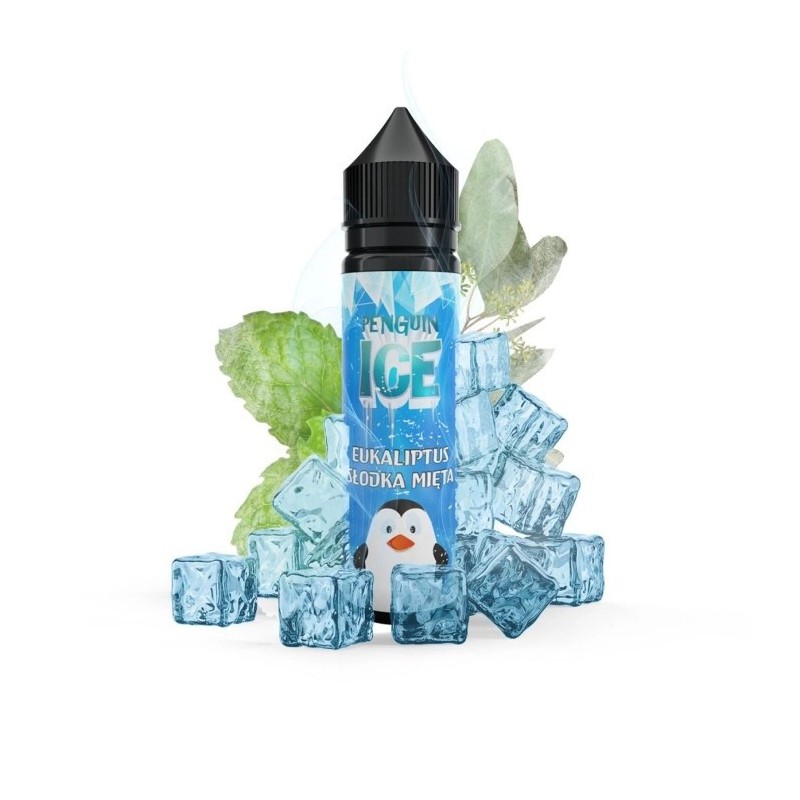 Longfill Penguin Ice 10/60 ml - Eukaliptus | Eliq Vapoteur