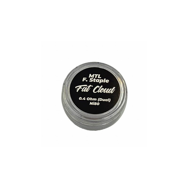 Fat Cloud Heater - MTL Fused Staple 0.4 OHM | Eliq Vapoteur