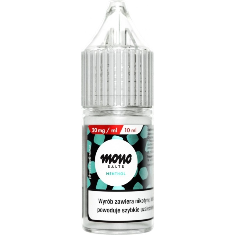 Liquid MONO Salts - Menthol 20mg | Eliq Vapoteur
