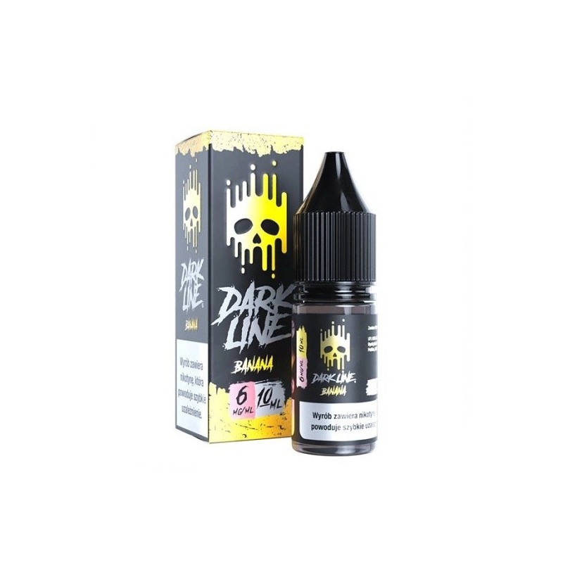 Liquid DARK LINE 10ml - Banana 6mg  (A25) | Eliq Vapoteur
