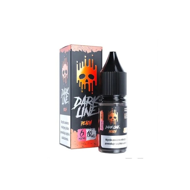 Liquid DARK LINE 10ml - Peach 6mg  (A25) | Eliq Vapoteur
