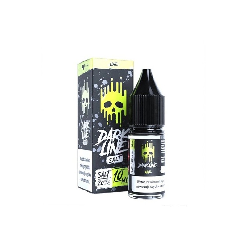 Liquid DARK LINE Salt 10ml - Lime 20mg  (A25) | Eliq Vapoteur