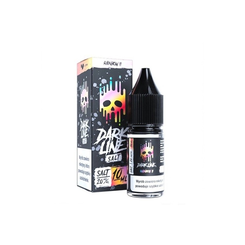 Liquid DARK LINE Salt 10ml - Rainbow II 20mg  (A25) | Eliq Vapoteur