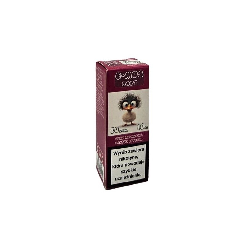 Liquid E-Mus Salt 10ml - Guma Balonowa Kaktus Cytryna 20mg | Eliq Vapoteur