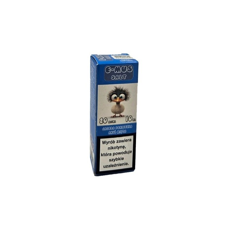 Liquid E-Mus Salt 10ml - Fraise Cassis Anis Menthe 20mg | Eliq Vapoteur
