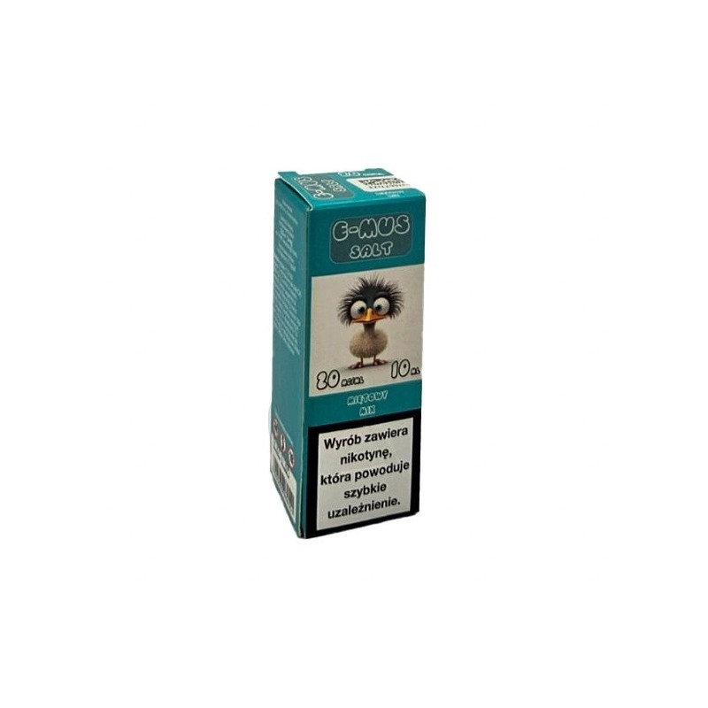 Liquid E-Mus Salt 10ml - Mélange Mentholé 20mg | Eliq Vapoteur