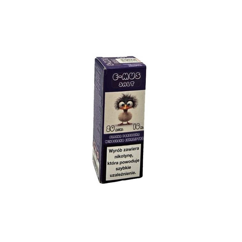 E-liquide E-Mus Salt 10ml - Raisin Cassis Noir Eucalyptus 20mg | EliqVapoteur