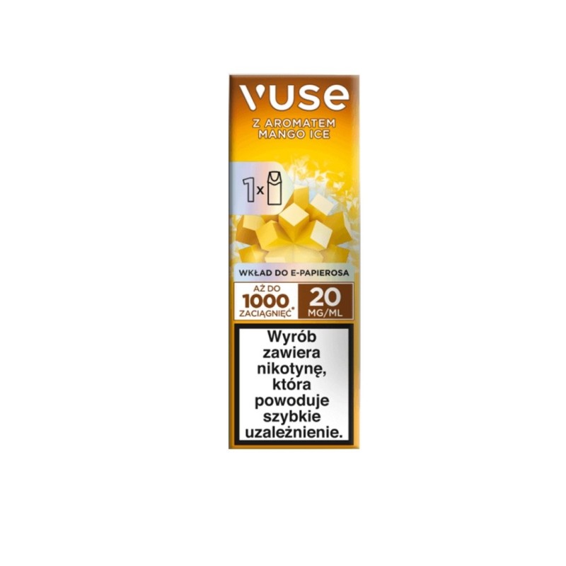 Wkład Vuse 20mg - Mango Ice  (A25) | Eliq Vapoteur