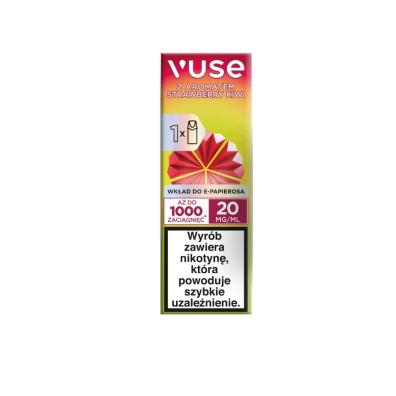 Wkład Vuse 20mg - Strawberry Kiwi  (A25) | Eliq Vapoteur