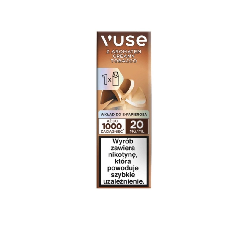 Wkład Vuse 20mg - Creamy Tobacco  (A25) | Eliq Vapoteur