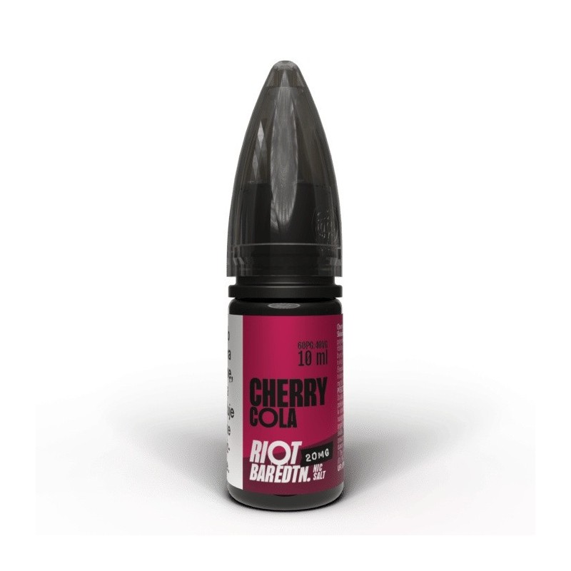 Liquid RIOT Salt 10ml - Cherry Cola 20mg | Eliq Vapoteur