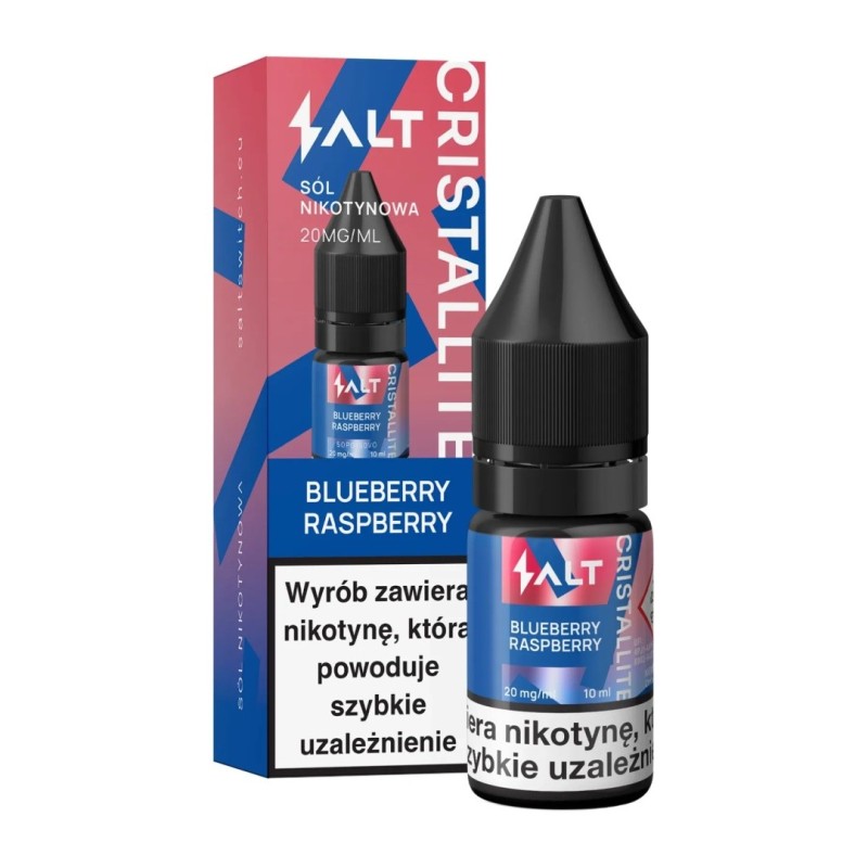 LIQUID CRISTALLITE Salt 10ml 20mg - Blueberry Raspberry | Eliq Vapoteur