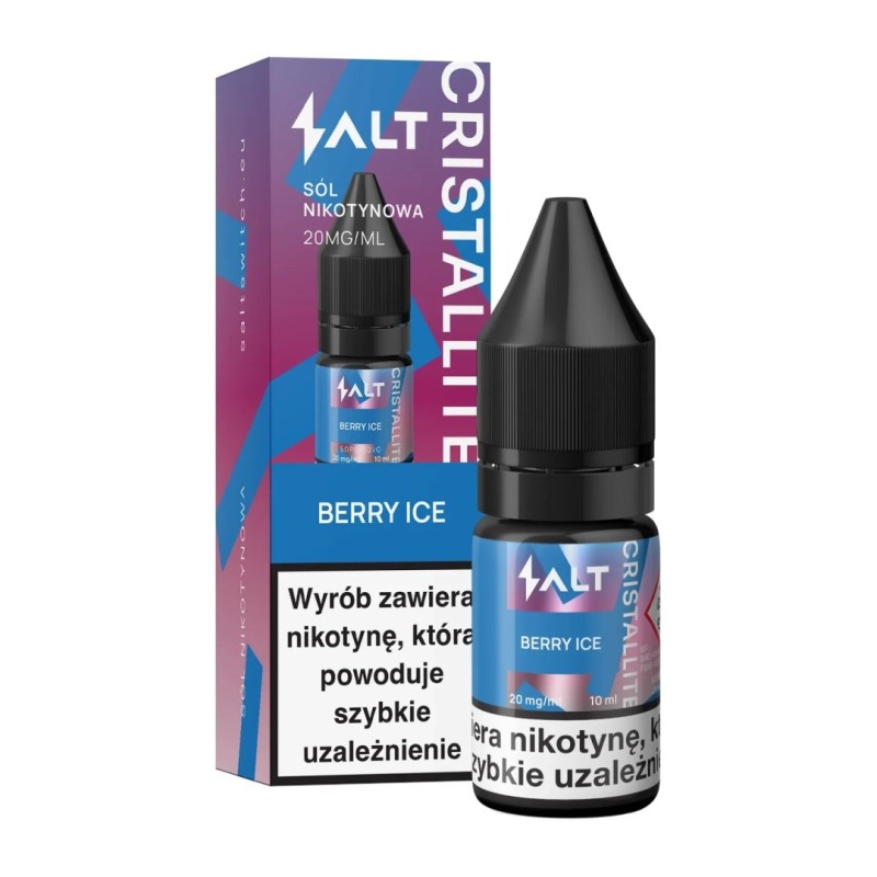 E-LIQUIDE CRISTALLITE Salt 10ml 20mg - Baie Glacée | EliqVapoteur
