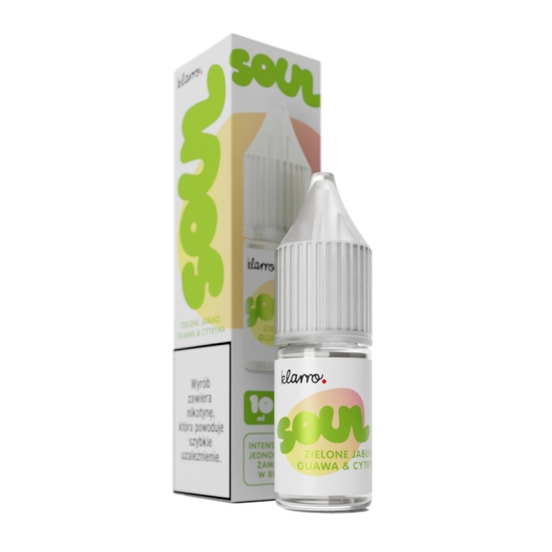 Liquid Klarro Soul 10ml 20mg Salt - Zielone Jabłko Guawa Cytryna (A25) | Eliq Vapoteur