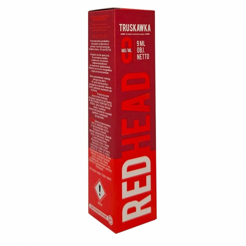 Longfill RedHead 9/60ml - Truskawka (A25) | Eliq Vapoteur