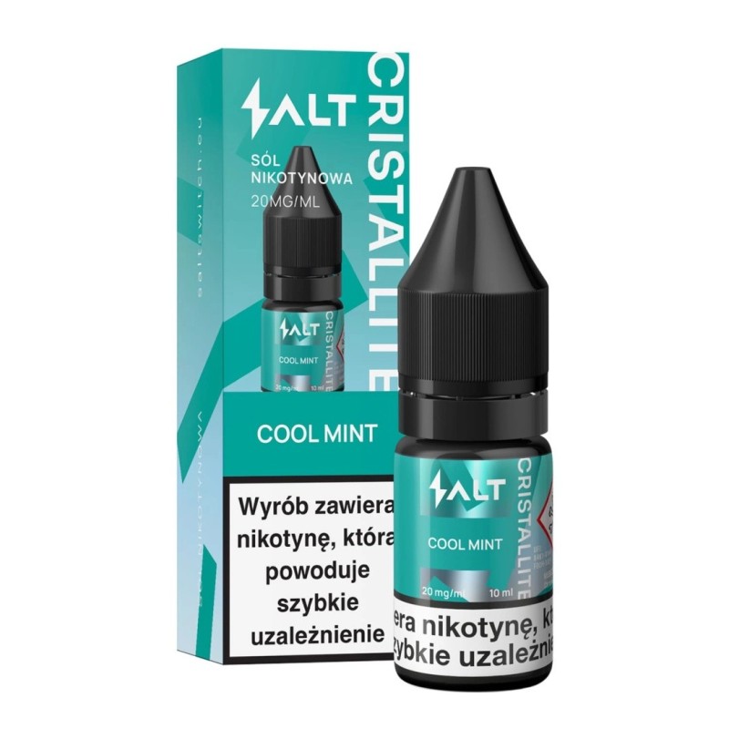 E-LIQUIDE CRISTALLITE Salt 10ml 20mg - Menthe Fraîche | EliqVapoteur