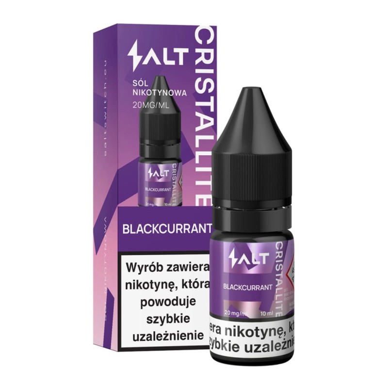 E-LIQUIDE CRISTALLITE Sel 10ml 20mg - Cassis | EliqVapoteur