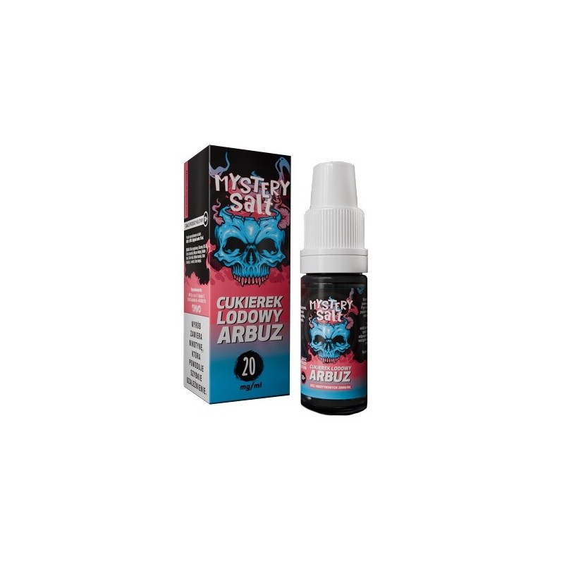 E-liquide Mystery Salt - 10ml Bonbons Glacés Pastèque 20mg | EliqVapoteur