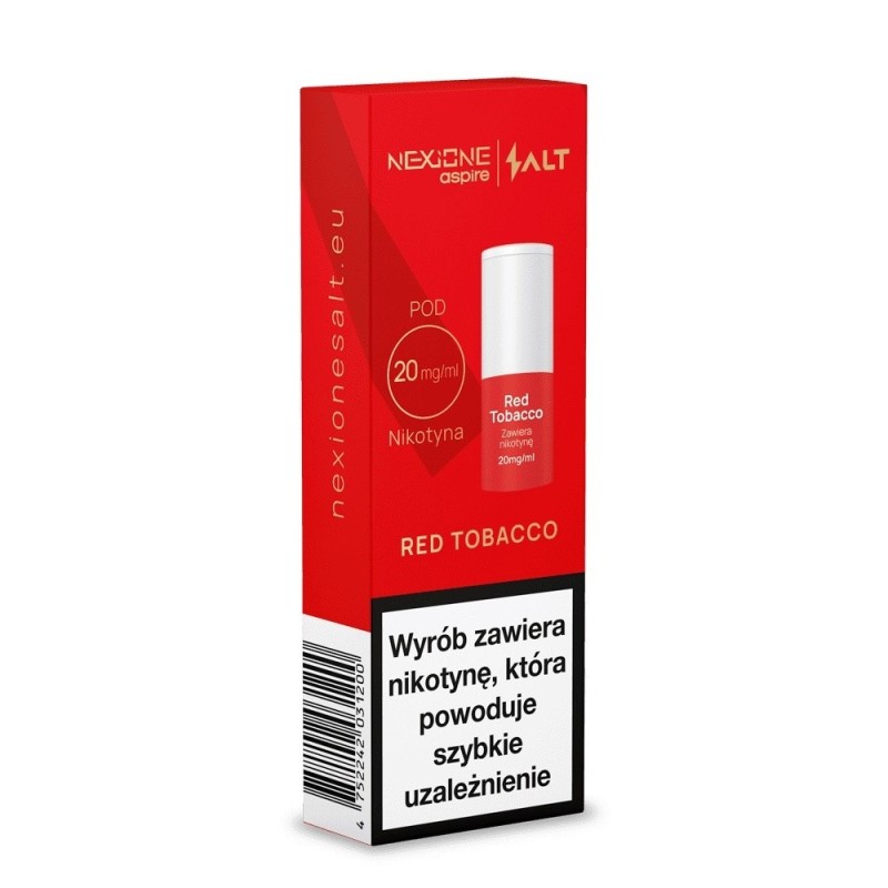 NEXIONE SALT Red Tobacco 20mg (A25) cartridge | Eliq Vapoteur