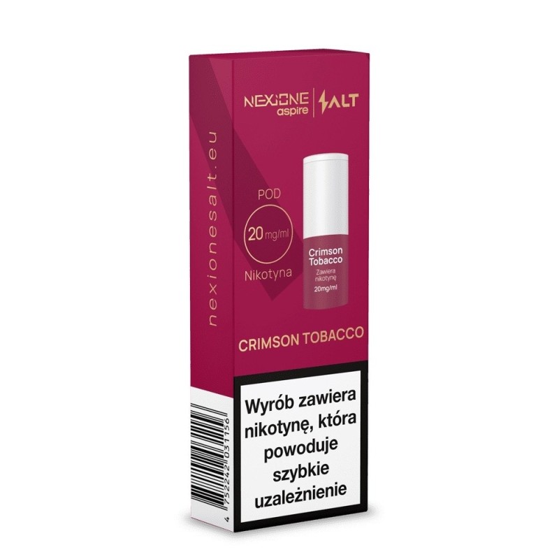 NEXIONE SALT Crimson Tobacco 20mg (A25) Pod | Eliq Vapoteur