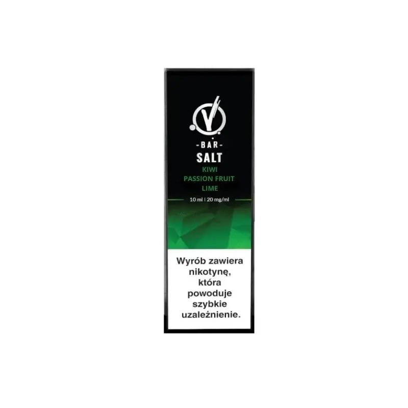 Liquid VBar Salt 10ml - Kiwi Passion Fruit Lime 20mg (A25) | Eliq Vapoteur