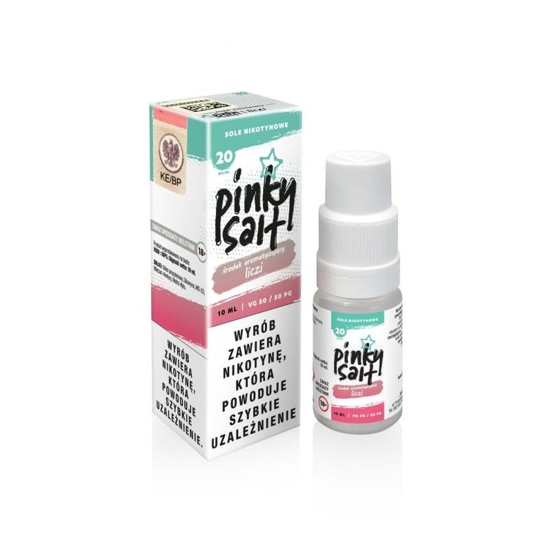 Pinky Vape Salt E-liquid - 10ml Lychee 20mg | EliqVapoteur