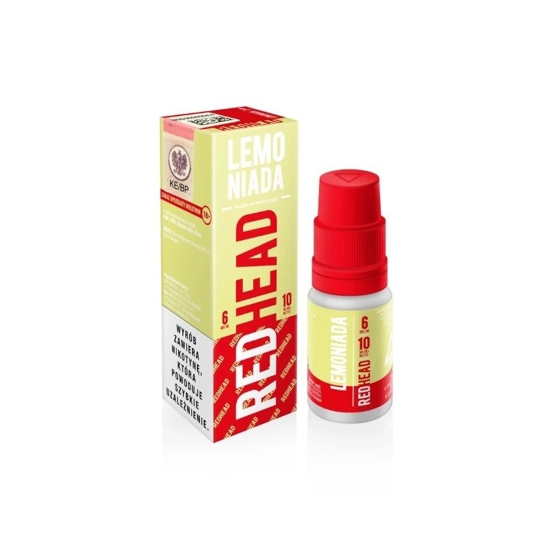 Liquid RedHead - Lemoniada 6mg 10ml (A25) | Eliq Vapoteur