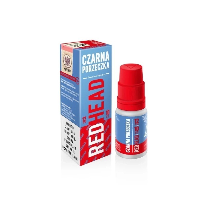 Liquid RedHead - Czarna Porzeczka 12mg 10ml (A25) | Eliq Vapoteur