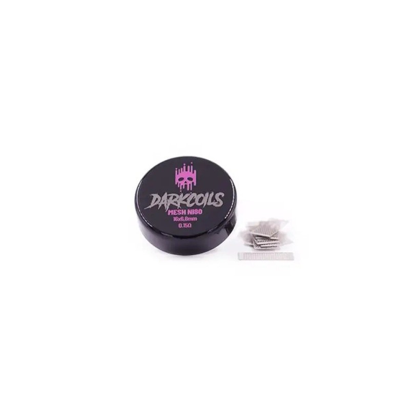 Siatka DARK COILS - Mesh Ni80 0.15 OHM (4 pièces) | Eliq Vapoteur
