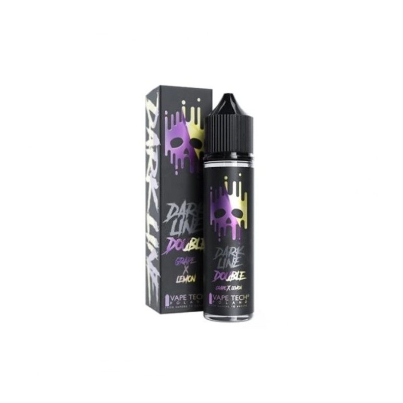 Longfill DARK LINE Double 8/60ml - Grape x Lemon (A25) | Eliq Vapoteur
